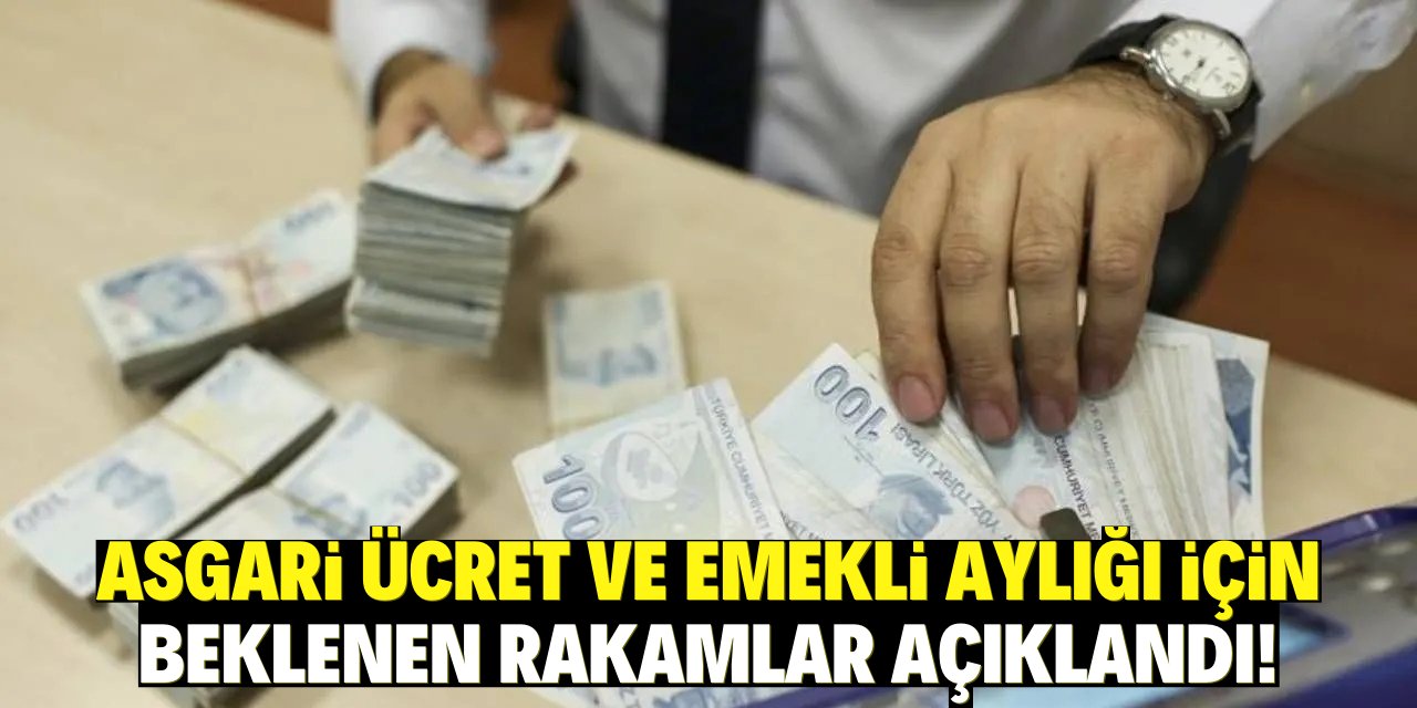 Asgari ücret ve emekli aylığı için beklenen rakamlar açıklandı!