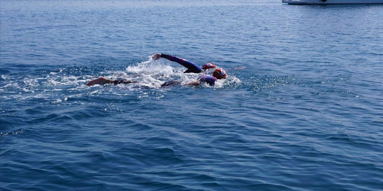 Özel sporcular Tuna, Merve ve Okan, Ironman 70.3 Türkiye'de "limitleri" zorlayacak