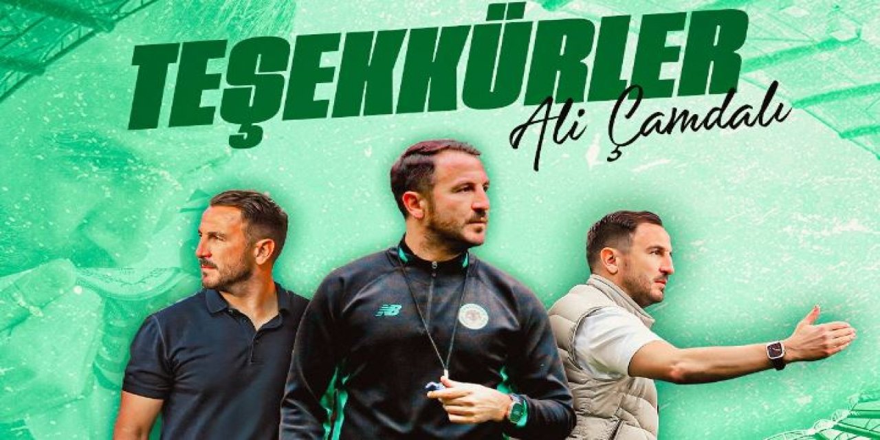 Konyaspor  Ali Çamdalı'ya teşekkür etti