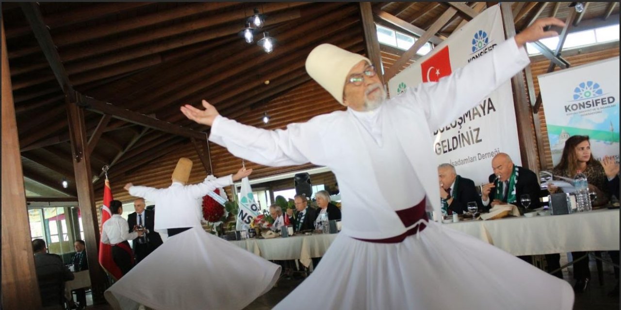 Cumhuriyet Bayramı’nı  sema gösterisi ile kutladılar