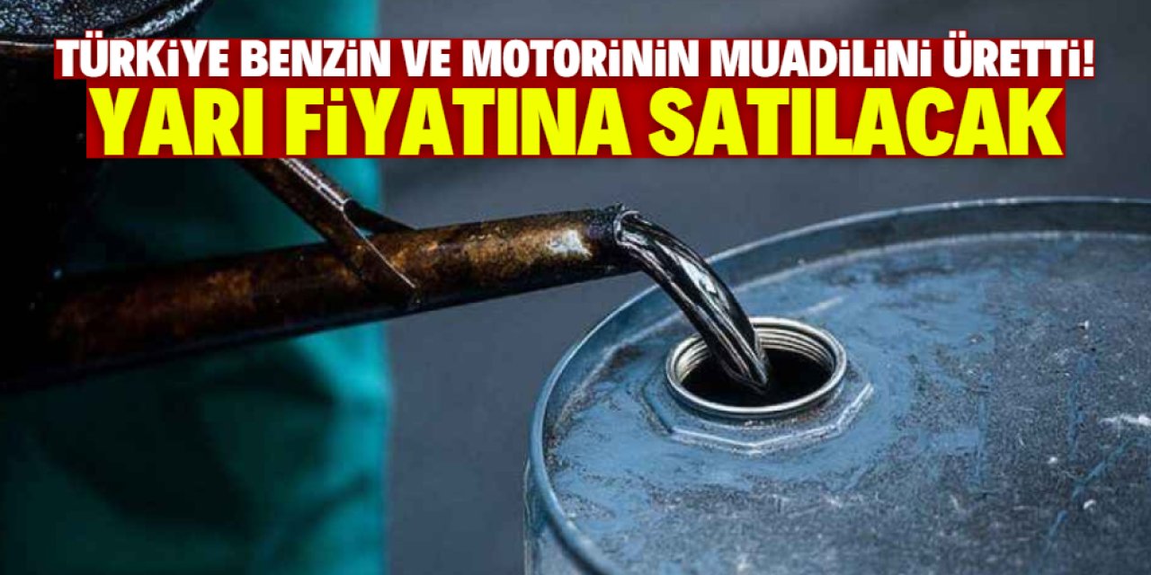 Türk bilim insanları benzin ve motorinin muadilini üretti! Yarı fiyatına satılacak