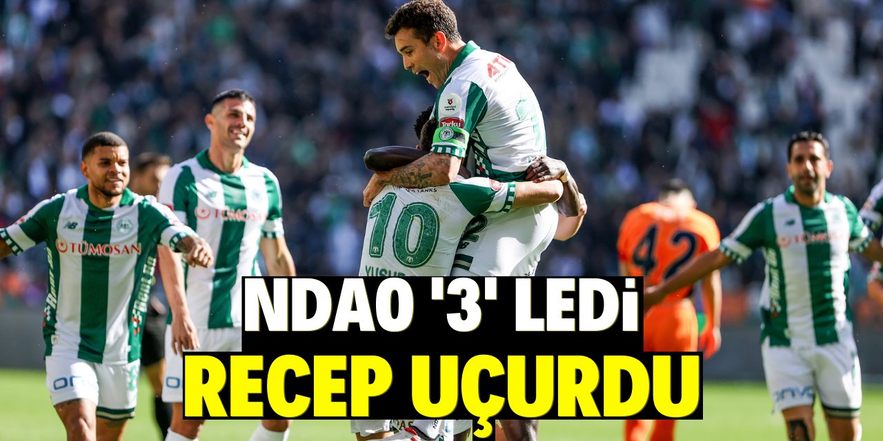 Alassane Ndao Konyaspor’u ‘Uçur’du