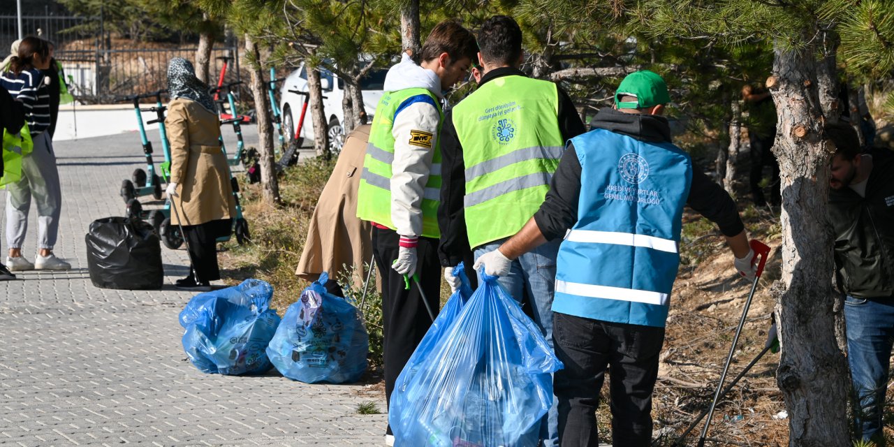 Mahallede sıfır   atık için temizlik