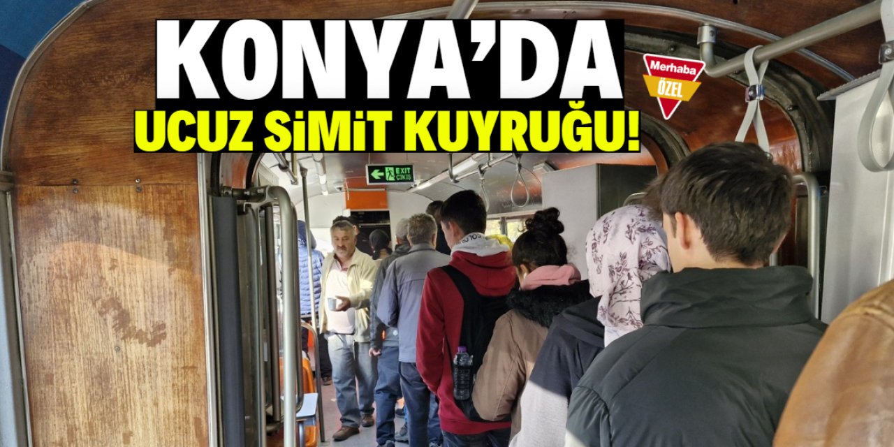 Konya'da ucuz simit kuyruğu! Bu konumda 5 liraya satılıyor