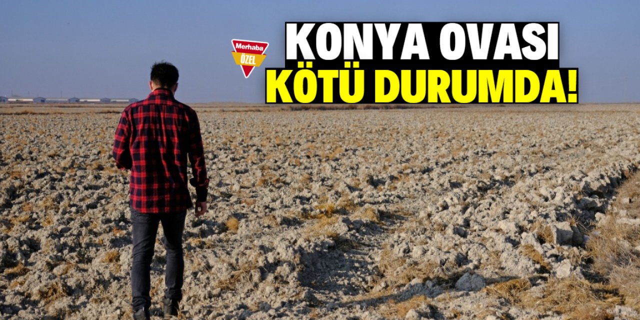 Konya Ovası hiç olmadığı kadar kötü durumda!