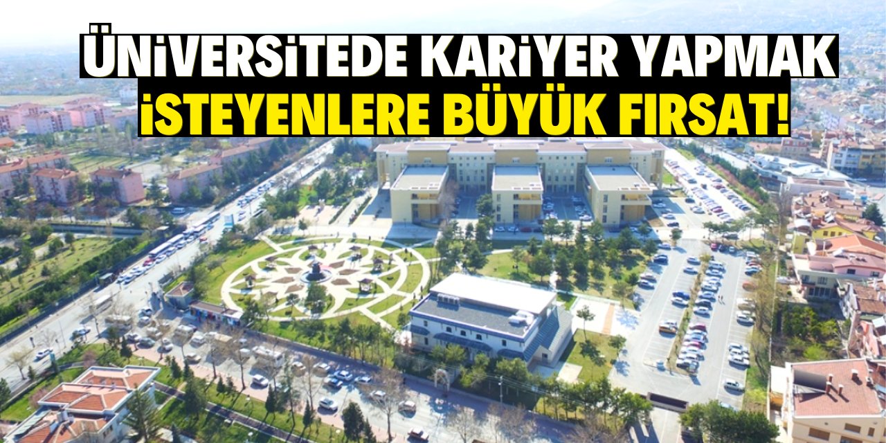 Konya'da üniversite kariyeri yapmak isteyenlere büyük fırsat!