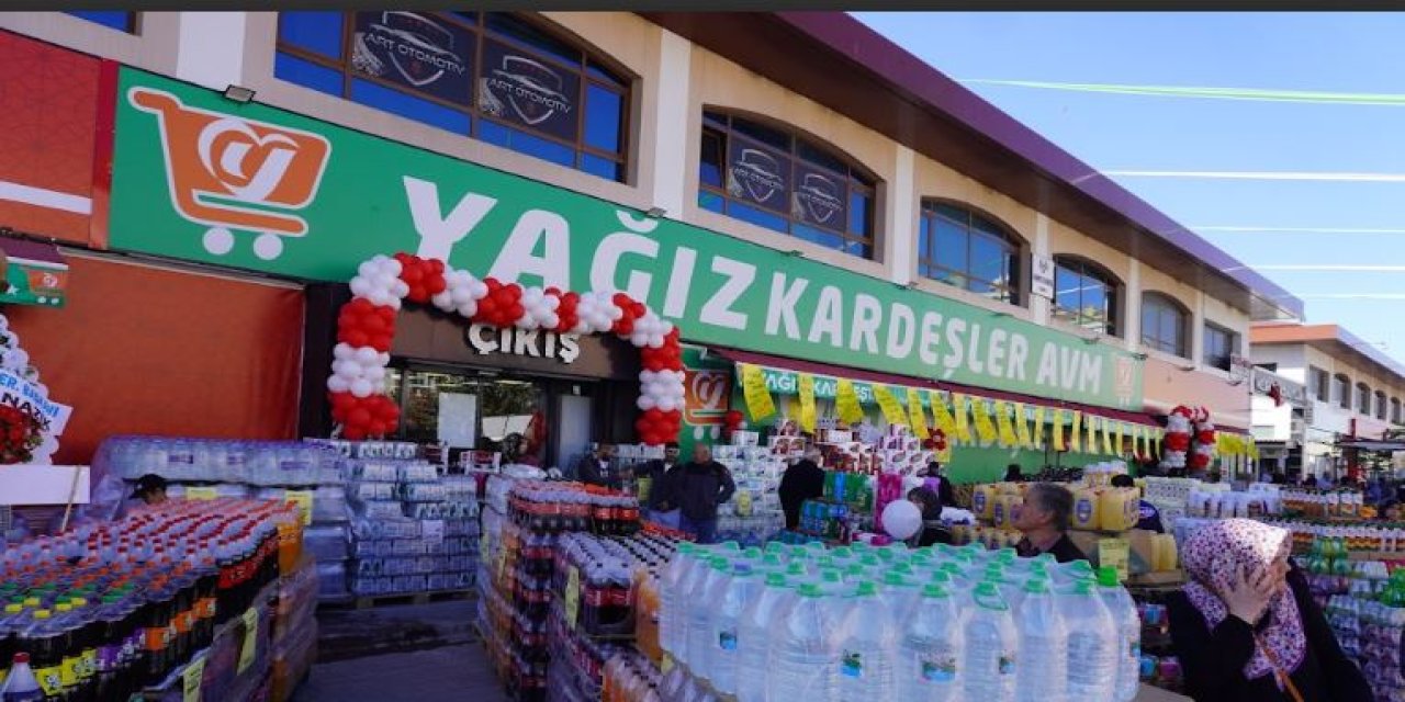 Yağız Kardeşler Alışveriş Merkezi açıldı