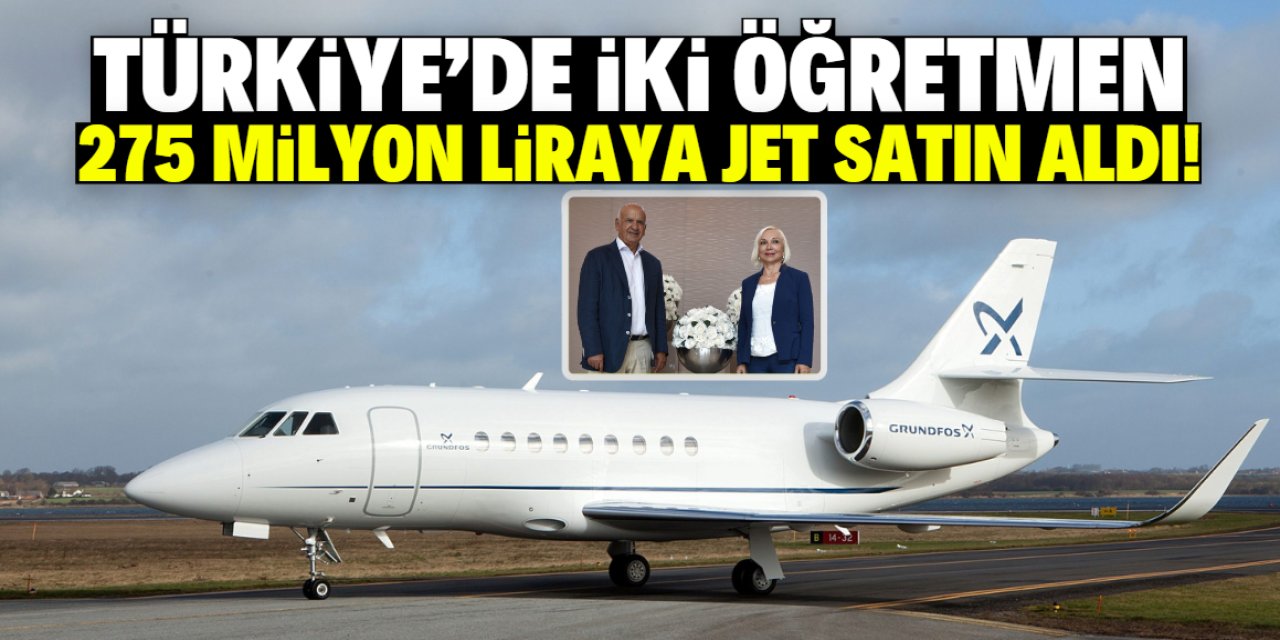 Türkiye'de iki öğretmen 275 milyon liraya jet satın aldı!