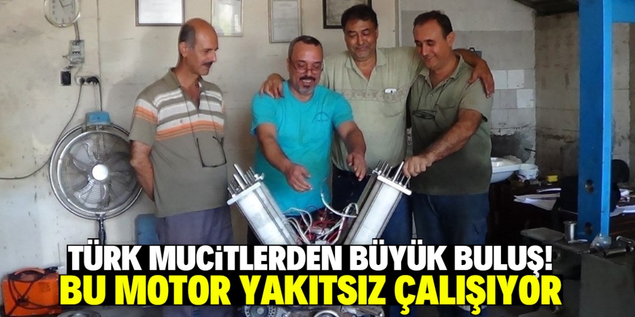 Türk mucitler yakıtsız çalışan motor üretti! Dünya peşine düştü