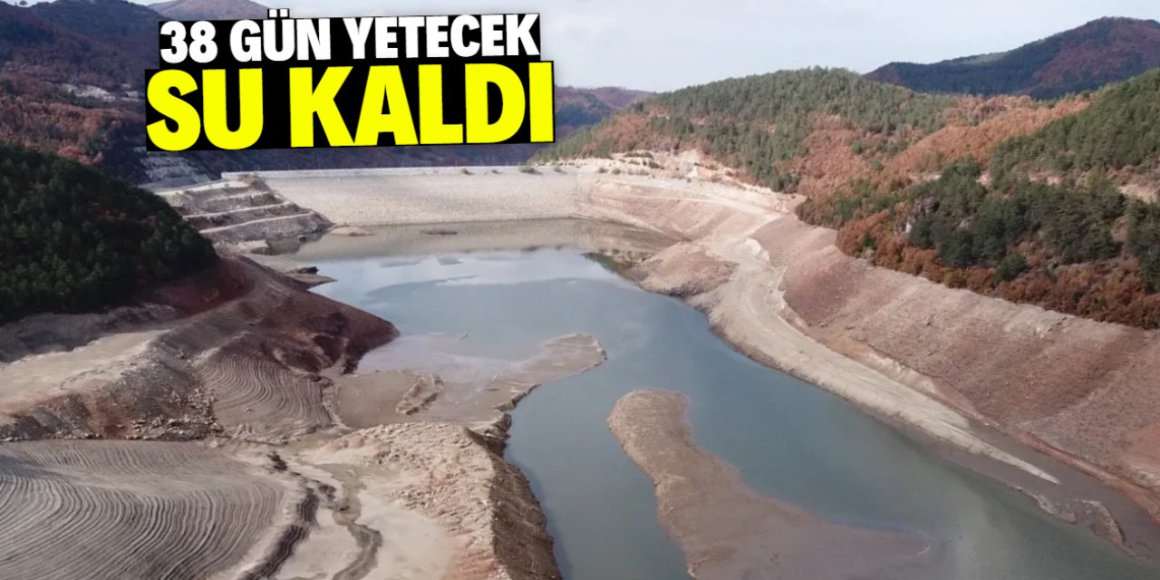 38 gün yetecek su kaldı