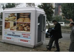 Aydın Belediyesi'nin Ekmek Büfesine İlk Gününde Hırsız Girdi