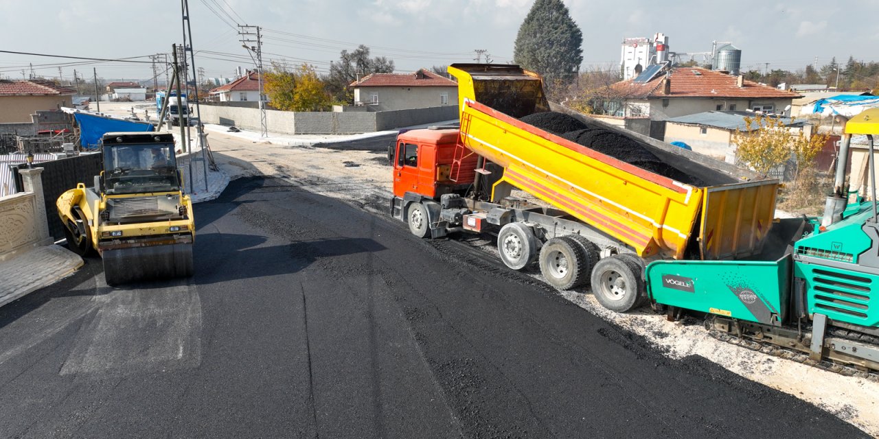 Selçuklu’da altyapı ve yol  yatırımları devam ediyor