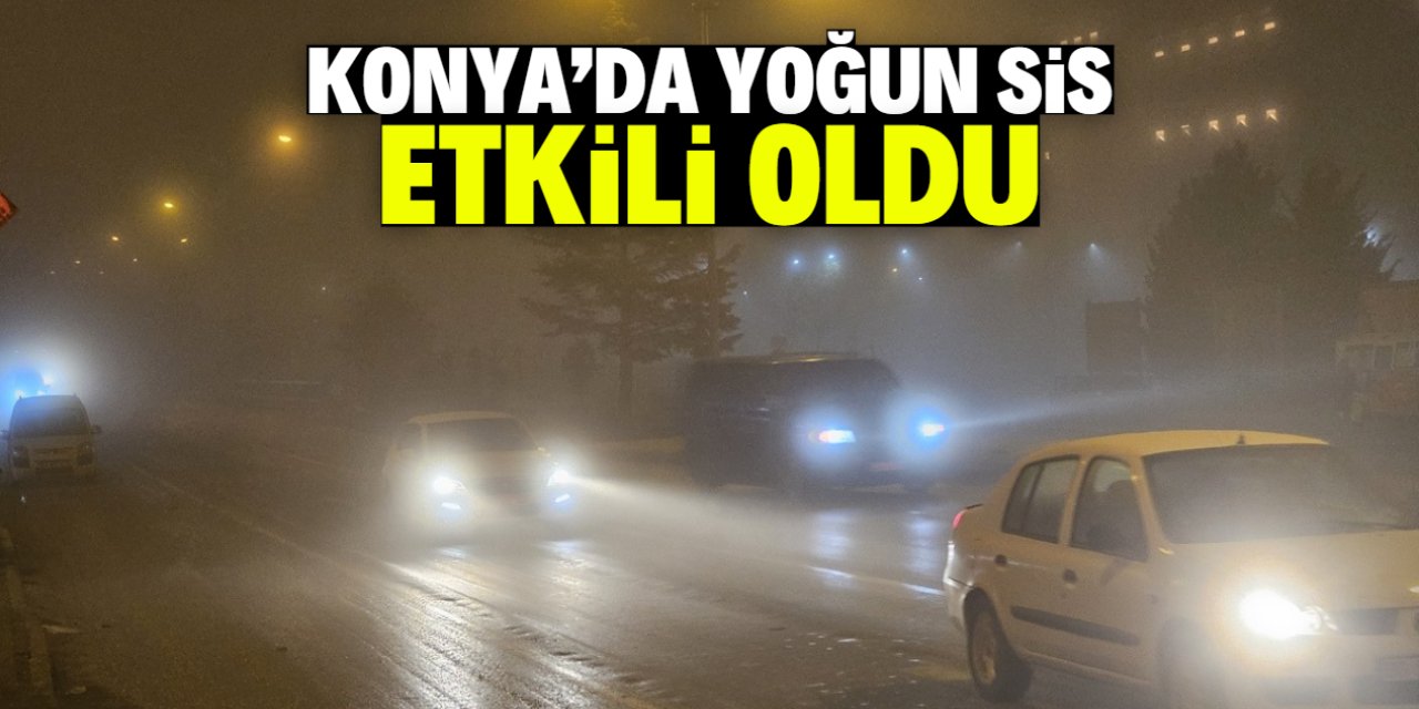 Ankara yolunda yoğun sis etkili oldu