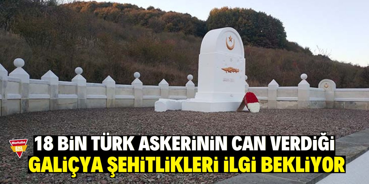 18 bin Türk askerinin can verdiği Galiçya şehitlikleri ilgi bekliyor