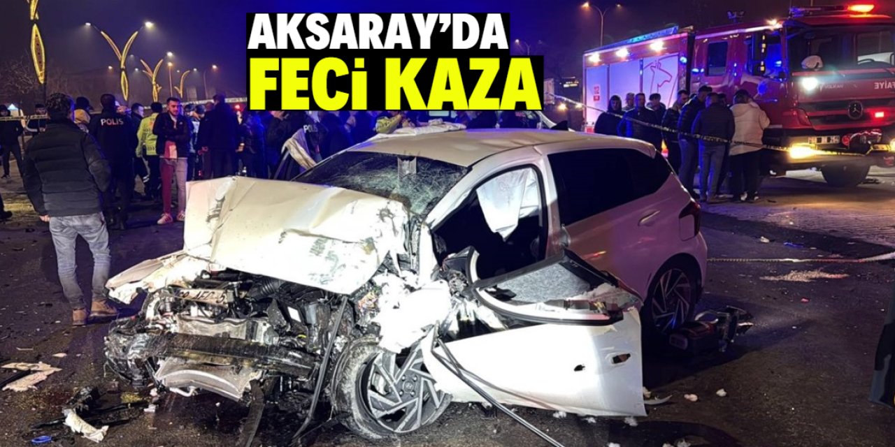 Aksaray'da feci kaza