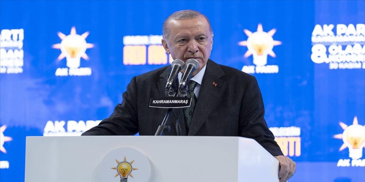 Erdoğan: Türkiye'nin gelecek vizyonuna ayak bağı terör prangasını parçalayıp atmak istiyoruz