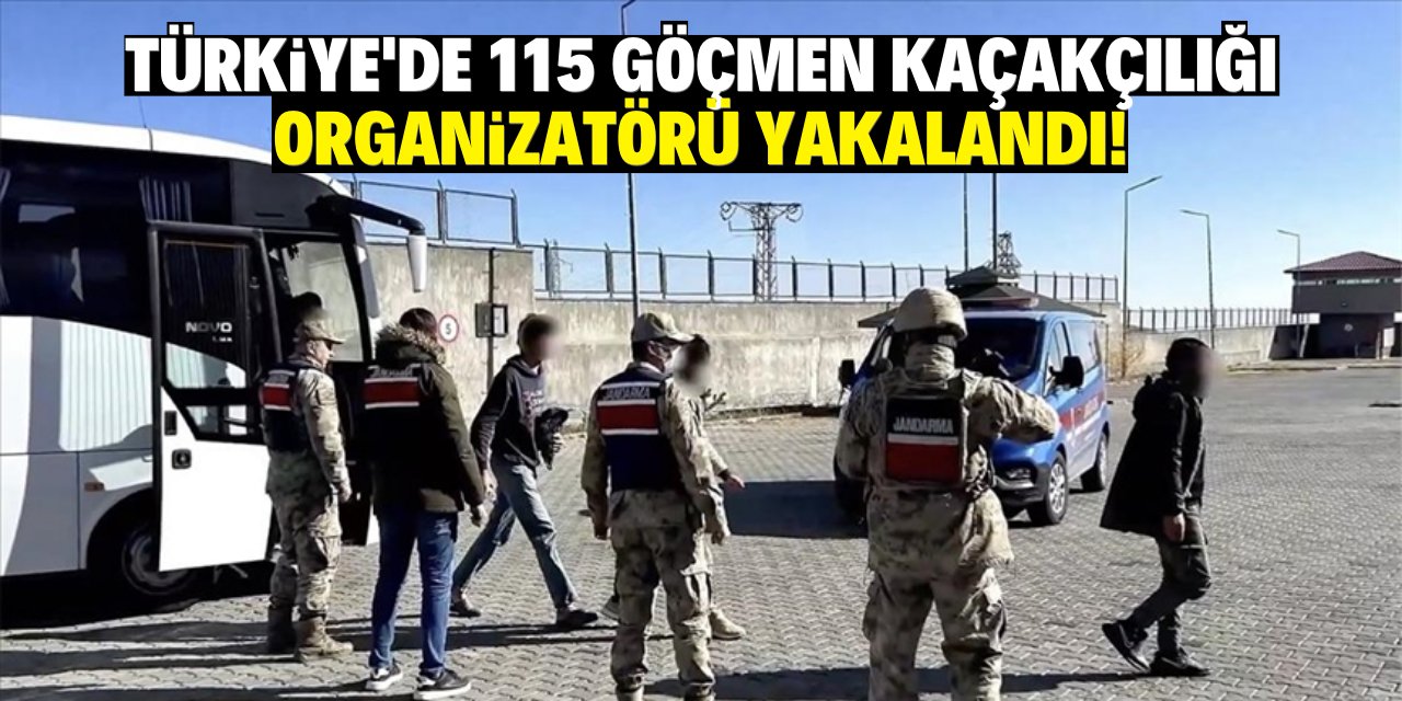 Türkiye'de 115 göçmen kaçakçılığı organizatörü yakalandı!