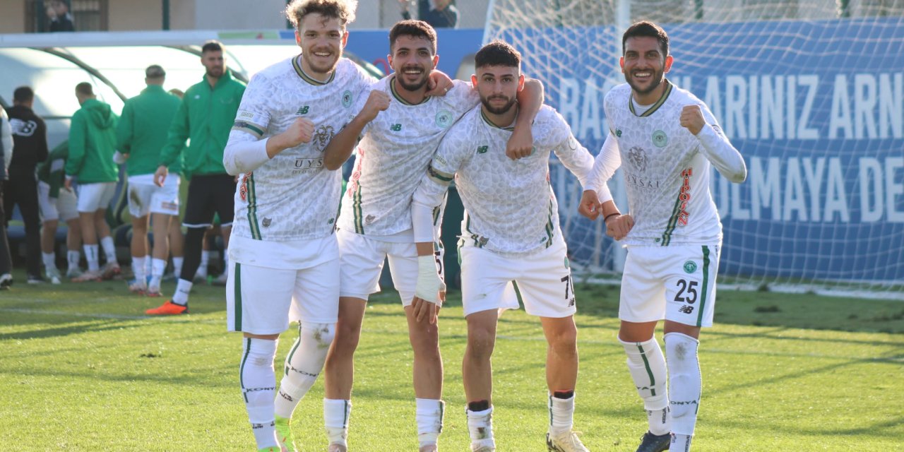 1922 Konyaspor liderden puanı son dakikada kopardı