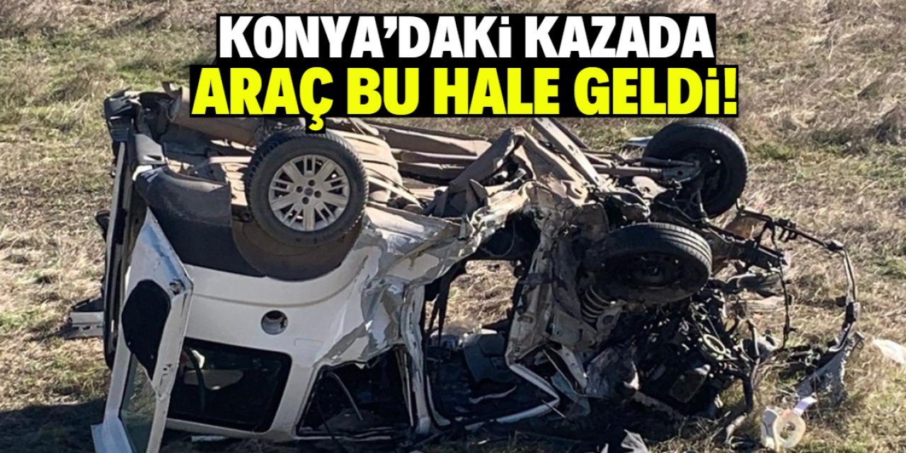 Konya'daki feci kazada 2 kişi öldü