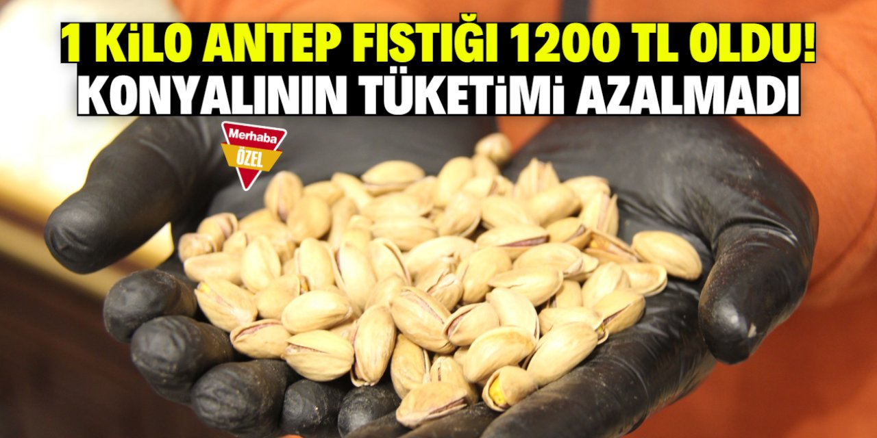 Antep fıstığının kilosu 1200 TL oldu! Konyalının tüketimi azalmadı