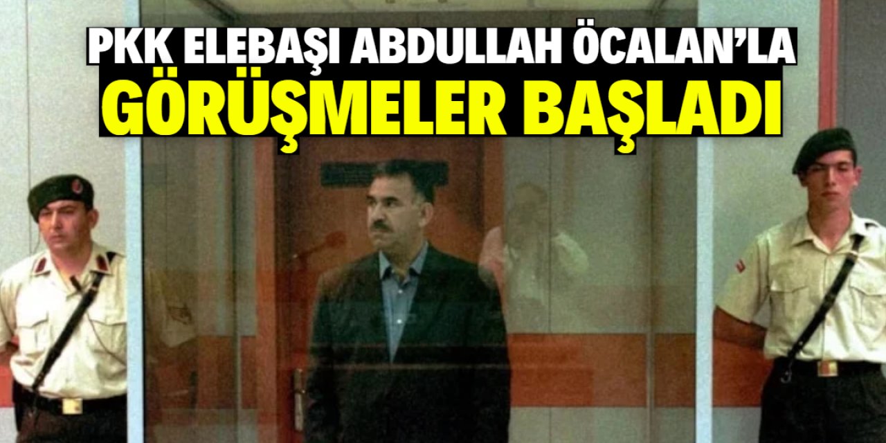 PKK elebaşı Abdullah Öcalan'la görüşmeler başladı!