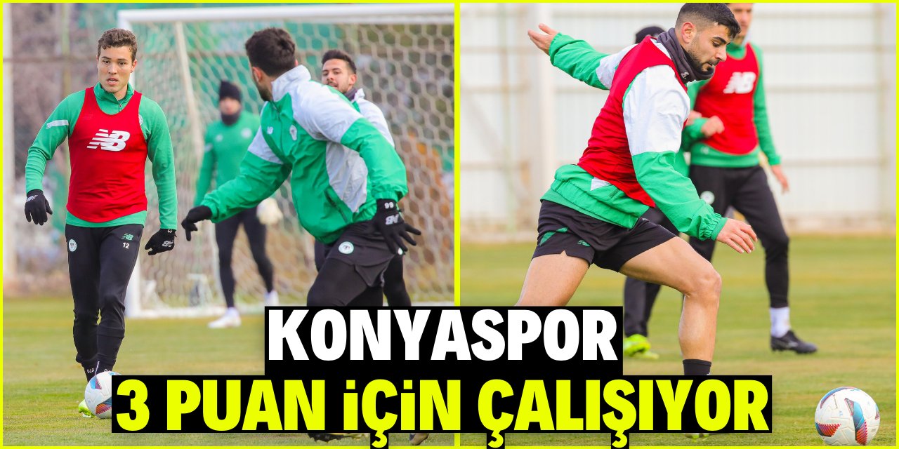 Konyaspor, Alanyaspor maçı hazırlıklarını sürdürdü