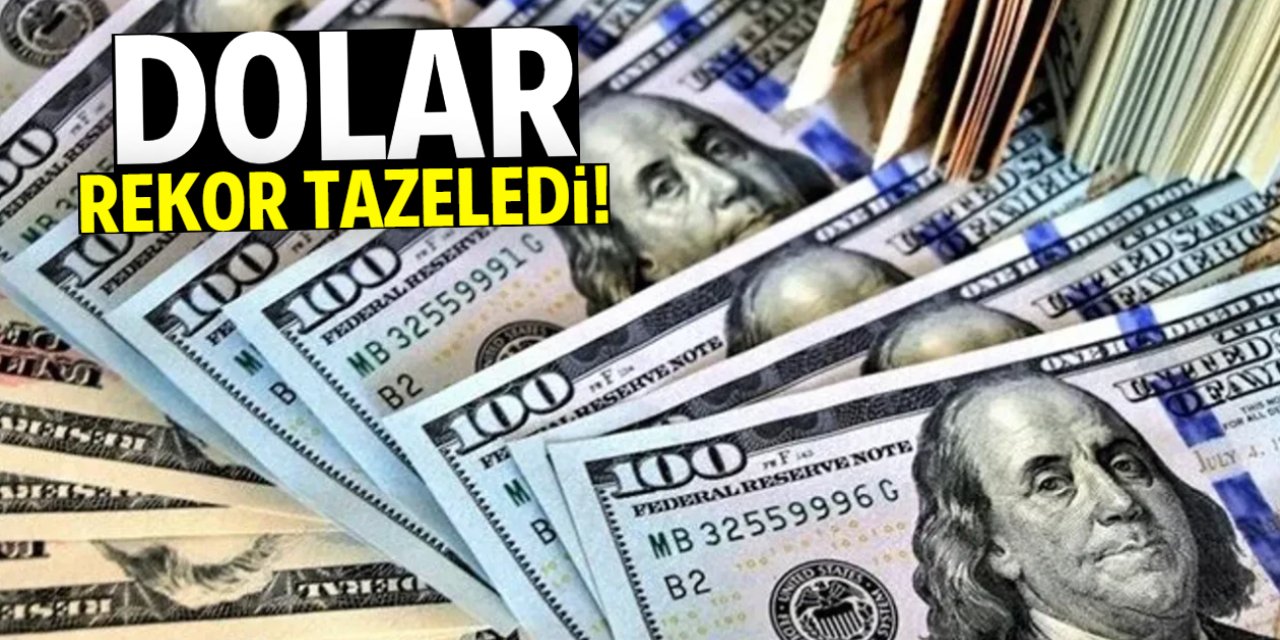 Dolar rekor tazeledi!