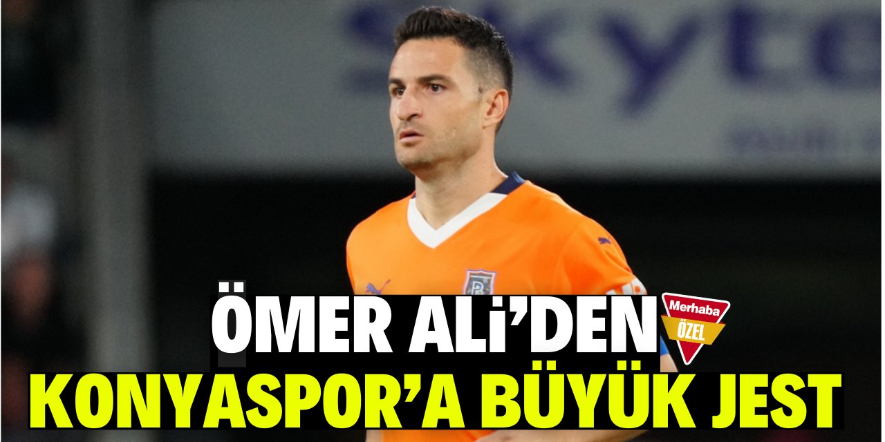 Ömer Ali'den Konyaspor'a büyük jest