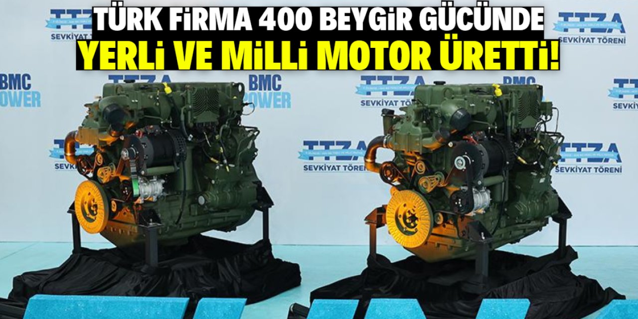 Türk firma 400 beygir gücünde yerli motor geliştirdi! Seri üretim başladı