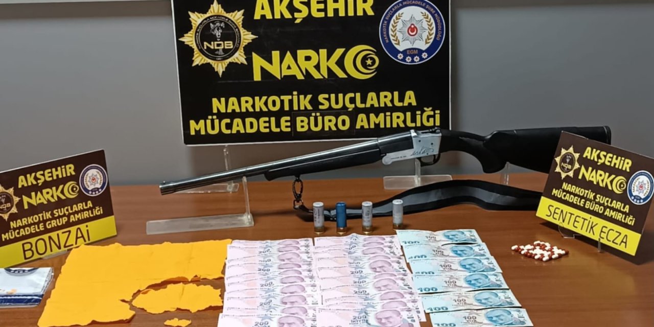 Akşehir’de uyuşturucu  operasyonu: 1 kişi tutuklandı