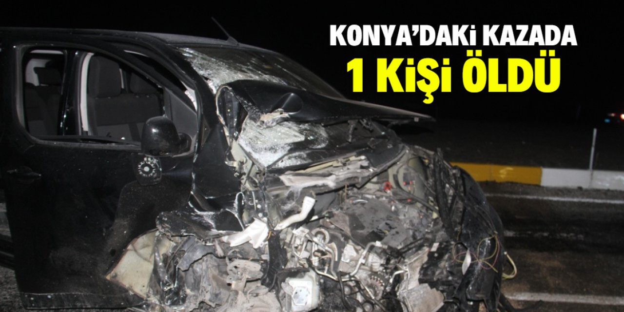 Konya'da turistleri taşıyan minibüs kazaya karıştı: 1 kişi öldü, 7 kişi yaralandı