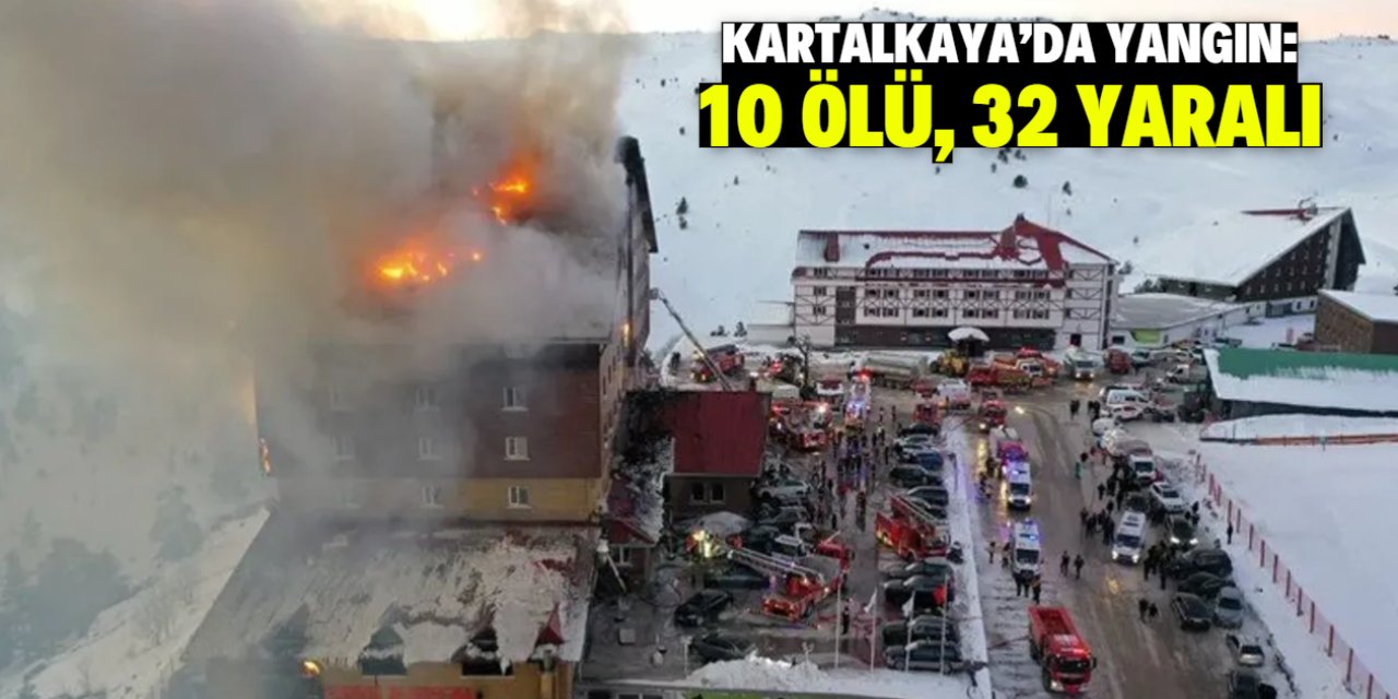 Kartalkaya Kayak Merkezi’ndeki otelde yangın: 10 ölü, 32 yaralı