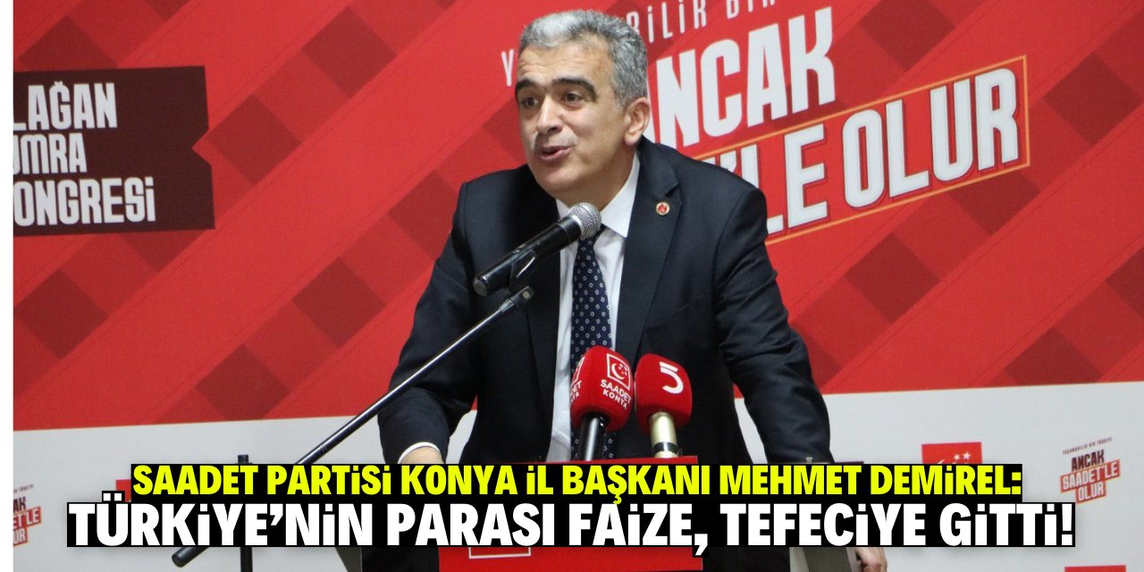 Demirel: Türkiye’nin parası  faize, tefeciye gitti'