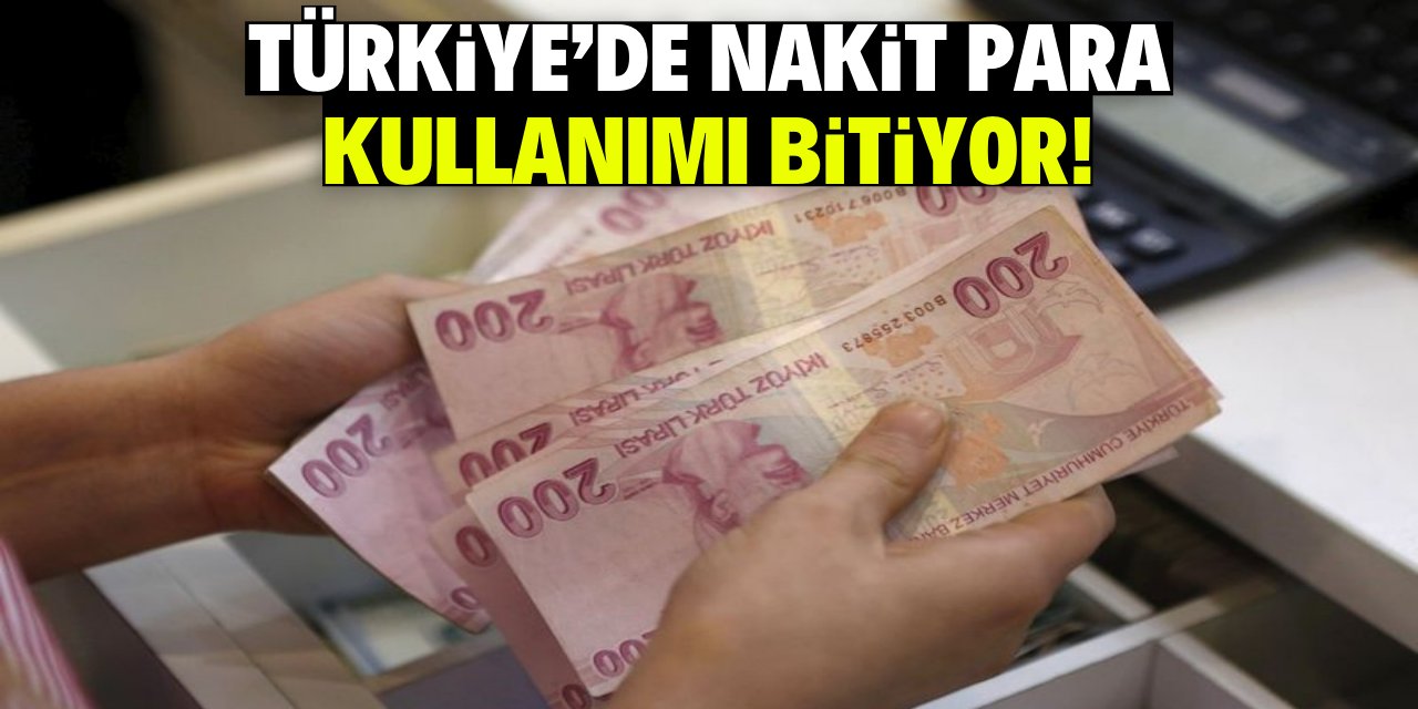 Türkiye'de nakit para kullanımı bitiyor!
