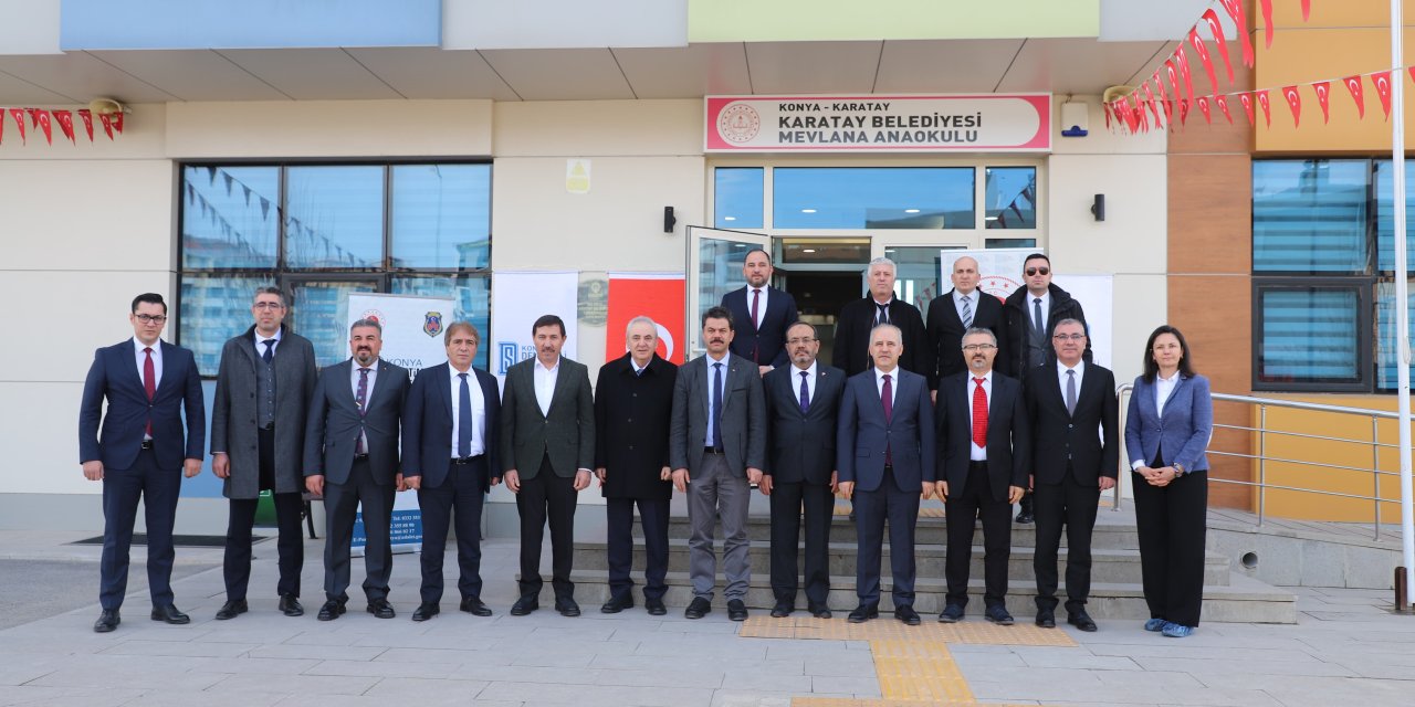 Konya denetimli serbestlikten okullara destek projesi