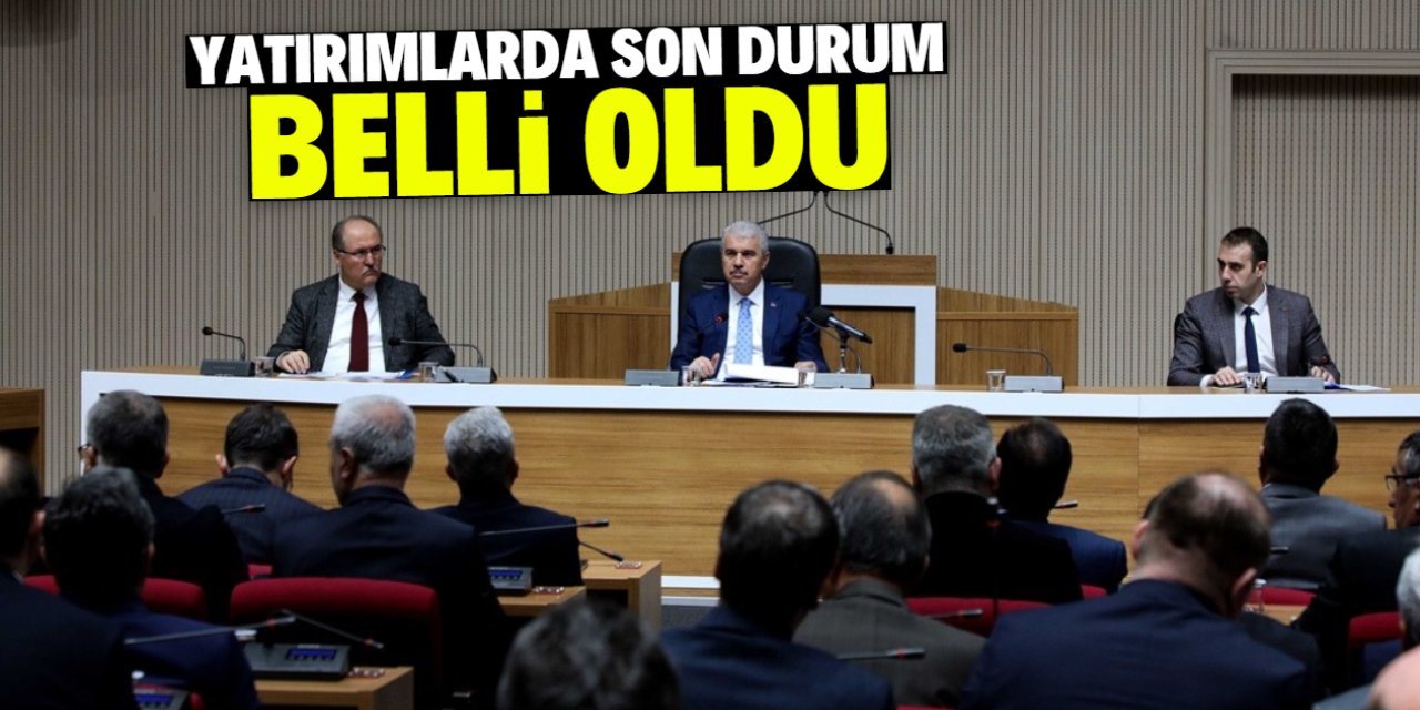 Konya yatırımlarında son durum belli oldu