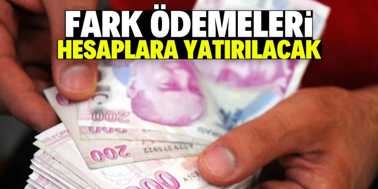 Emeklilerin fark ödemeleri hesaplara yatırılacak