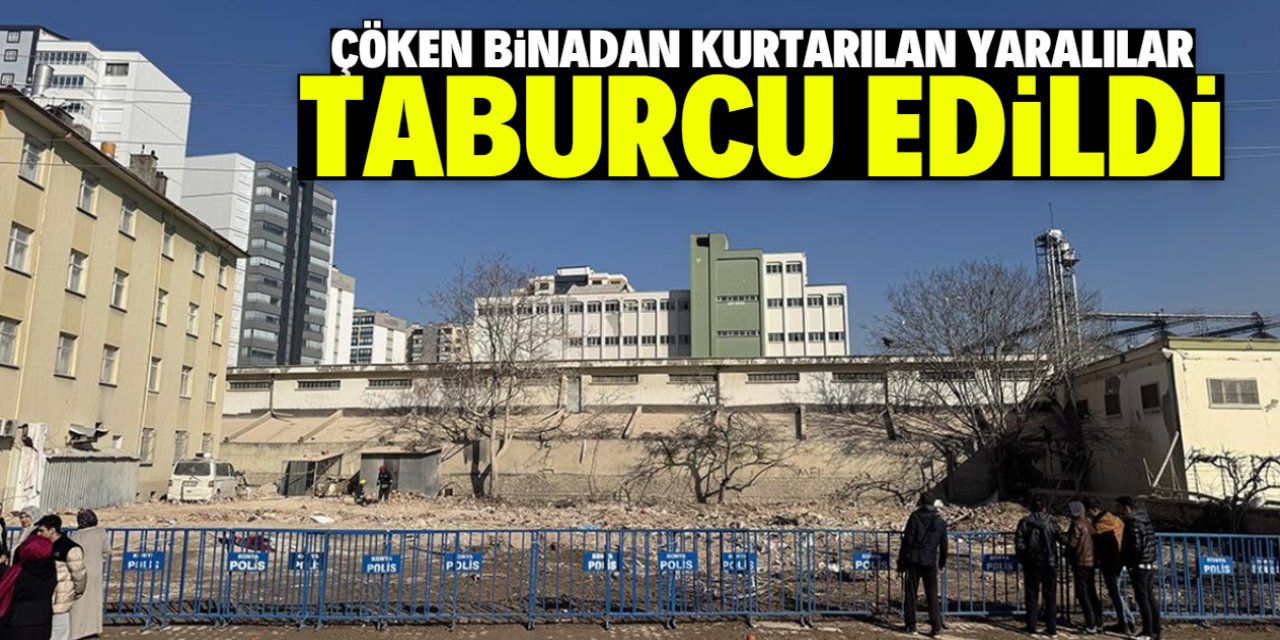 Konya'da çöken binadan kurtarılan yaralılar taburcu edildi