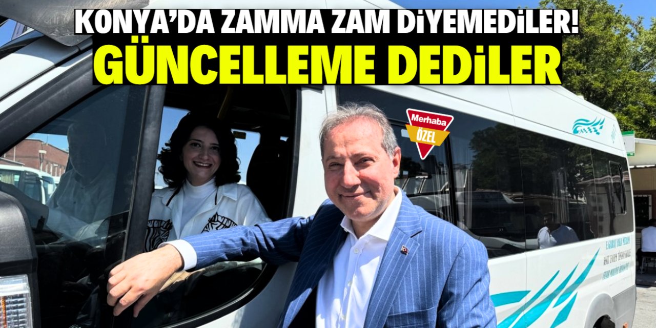Konya'da zamma güncelleme dediler!