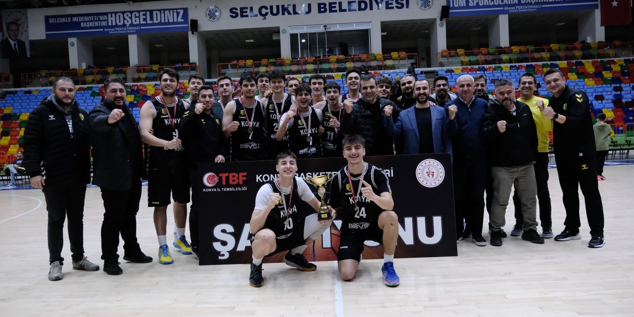 Konya Gelişim Basketbol  U18’de şampiyon oldu