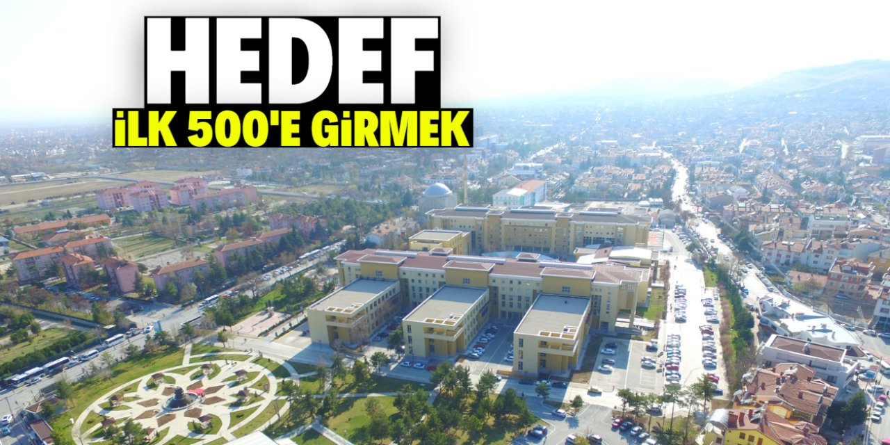 Konya'daki üniversitenin hedefi dünyada ilk 500'e girmek