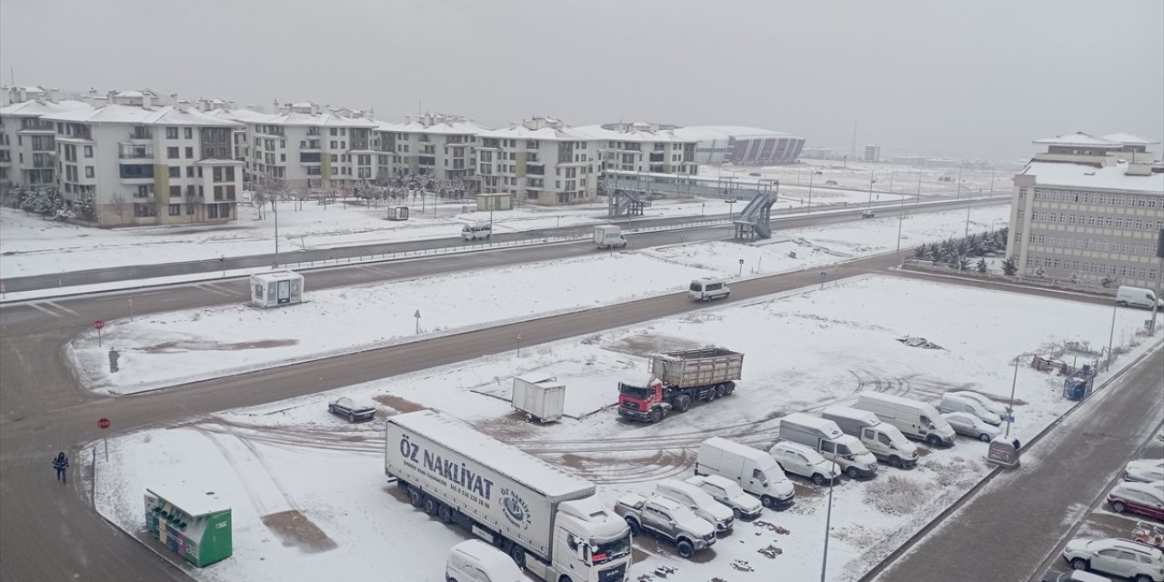 Karaman'da kar etkili oldu