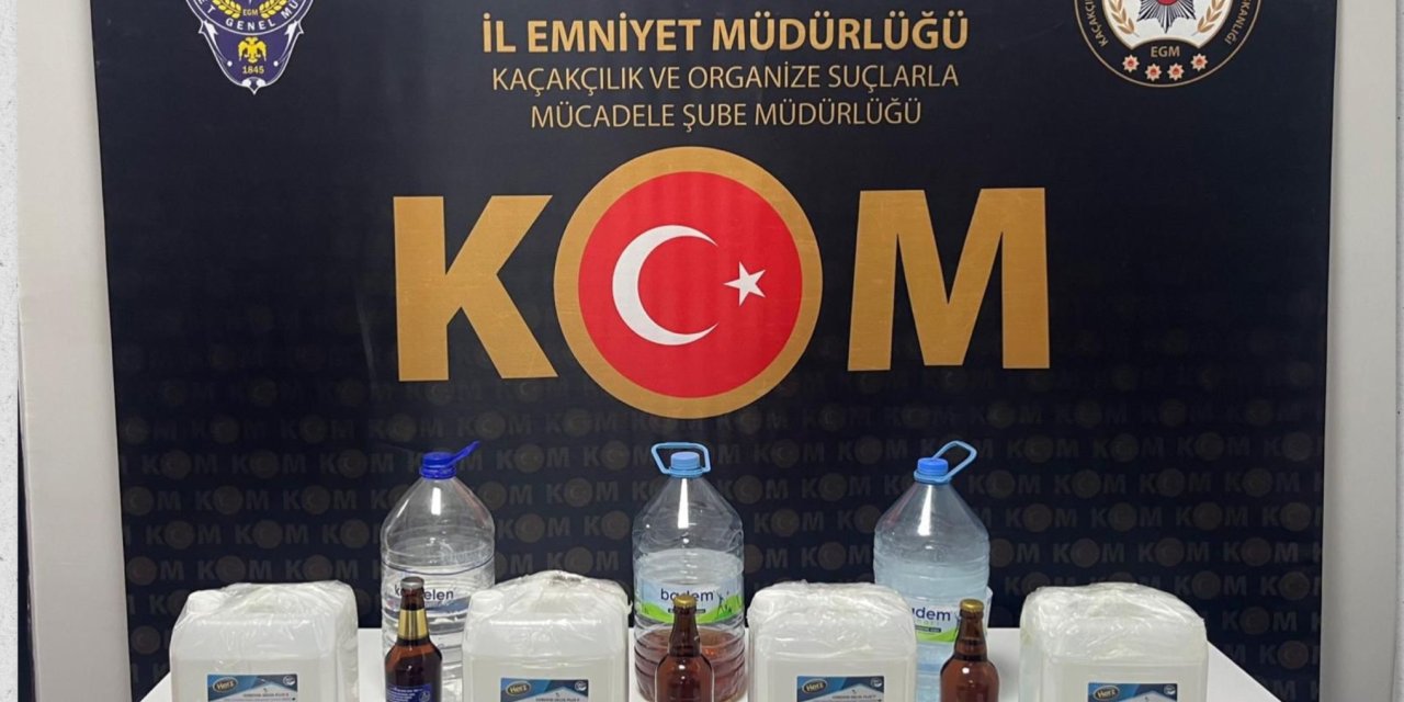 Yozgat'ta sahte alkol operasyonunda 1 şüpheli gözaltına alındı