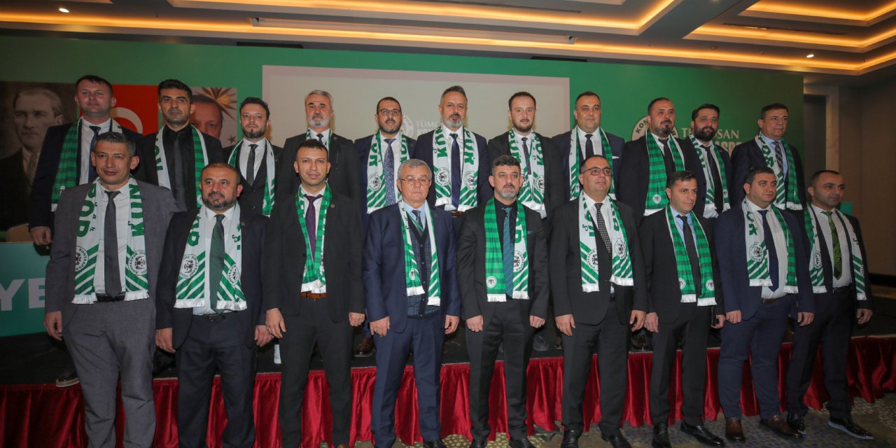 Konyaspor'un yeni yönetiminde görev dağılımı yapıldı