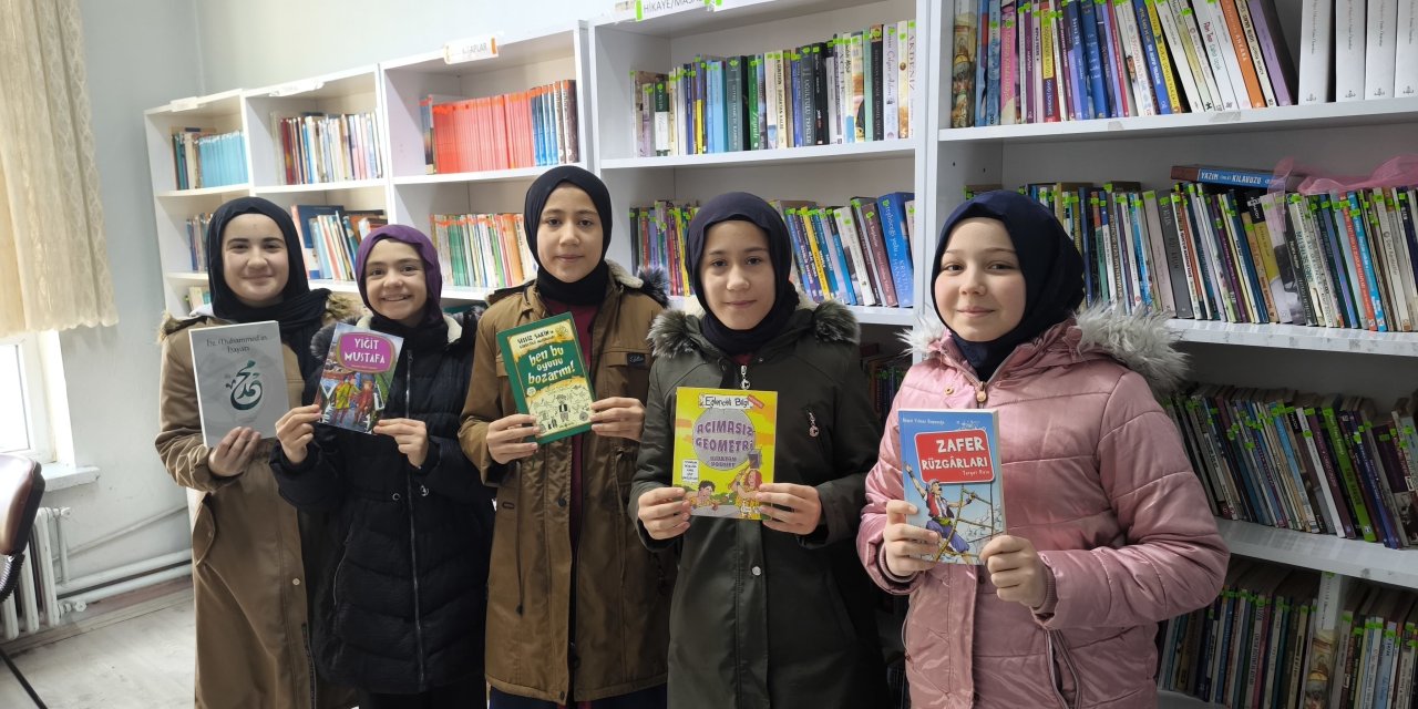 ÇEDES Projesi kapsamında kitaplar öğrencilerle buluştu