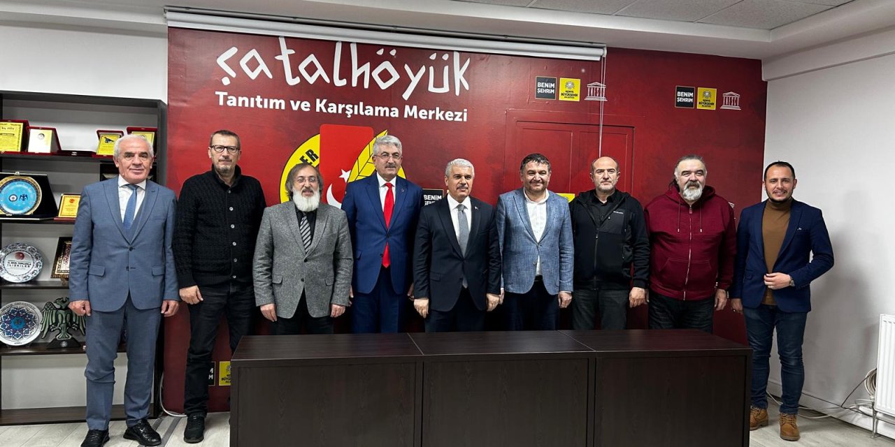 Konya Gazeteciler Cemiyeti'nden temaslar