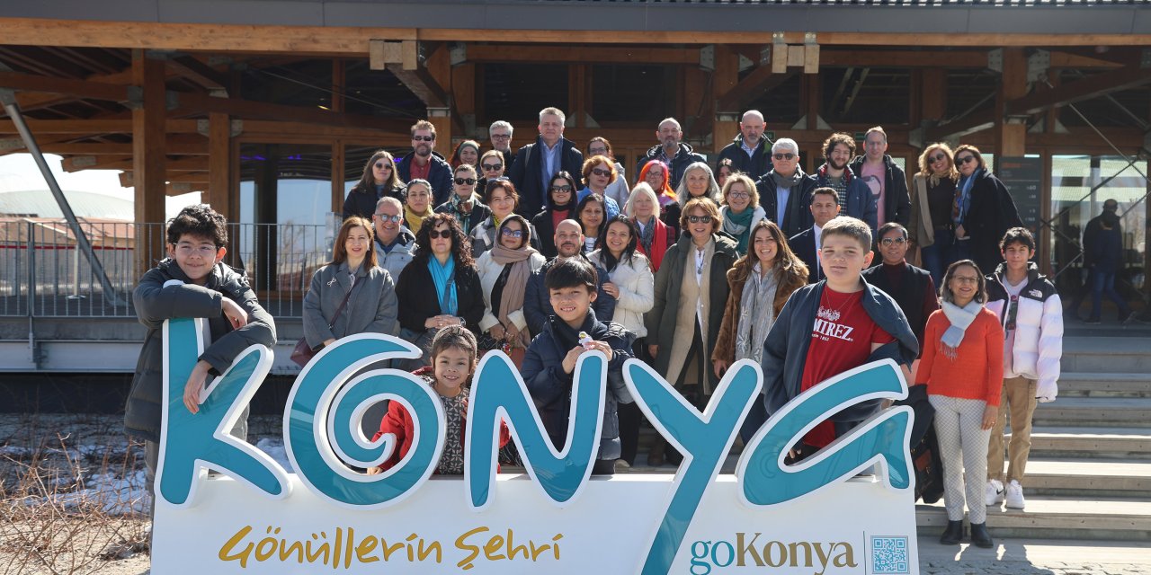 Büyükelçiler ve eşleri Konya'yı çok sevdiler