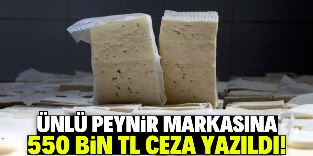 Ünlü peynir markası hile yapmış! 550 bin TL ceza yazıldı
