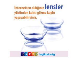 Sağlık Bakanlığı'ndan 'İnternetten Lens Almayın' Uyarısı