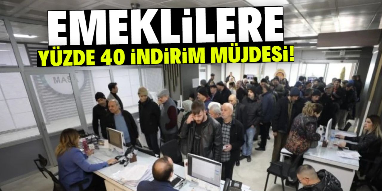 Emeklilere yüzde 40 indirim müjdesi! Kuyruğa girdiler